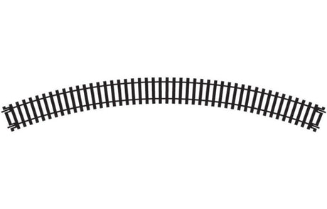 Hornby 2nd Radius Double Curve for seamless transitions in 1/76 scale model train layouts, crafted for durability and precision.