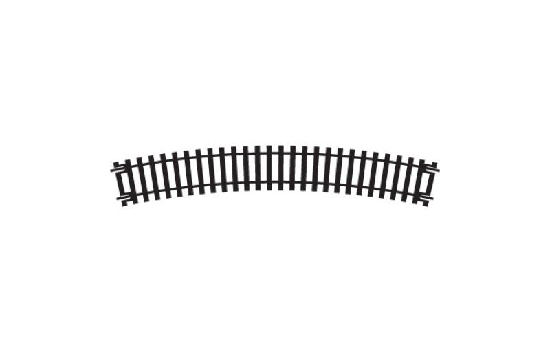 Hornby Curve 3rd Radius track piece designed for seamless transitions in model railway layouts.