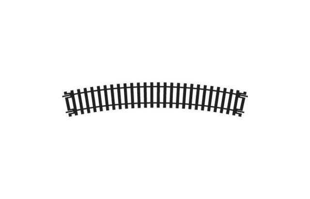Hornby Curve 3rd Radius track piece designed for seamless transitions in model railway layouts.