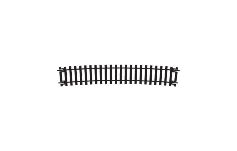 Hornby 852mm radius curve track segment for model railways, ensuring smooth navigation and compatibility with 'Y' Points.