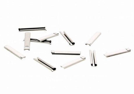 Hornby Fishplates pack of 12 for seamless track connections in model railways, designed for durability and reliability.