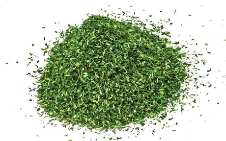 Dark green scatter material for model scenery, ideal for creating realistic landscapes in train layouts and dioramas.