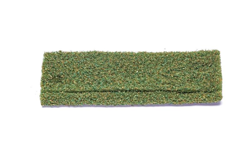 Realistic olive green foliage for model railways and dioramas, measuring 220mm x 220mm, by Hornby.