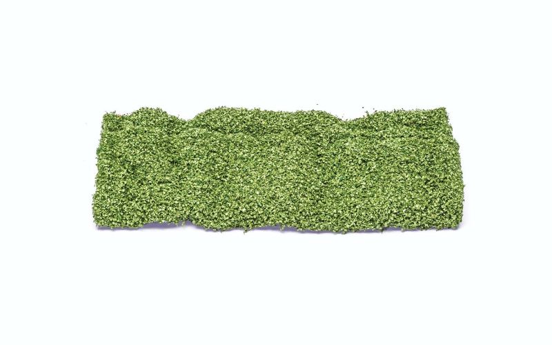 Leafy Middle Green foliage for model trains, enhancing landscapes with vibrant, realistic greenery for 1/76 scale models.