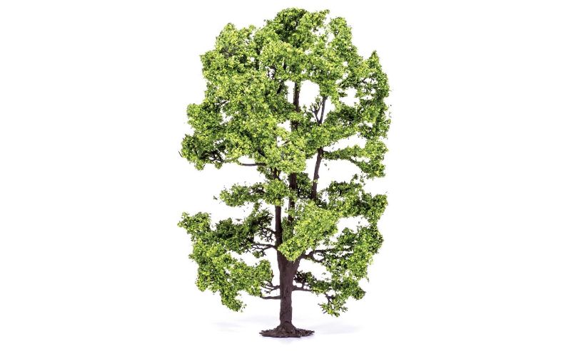 Hornby Acacia Tree model, 1/76 scale, featuring realistic foliage and trunk for model railway scenery enhancement.
