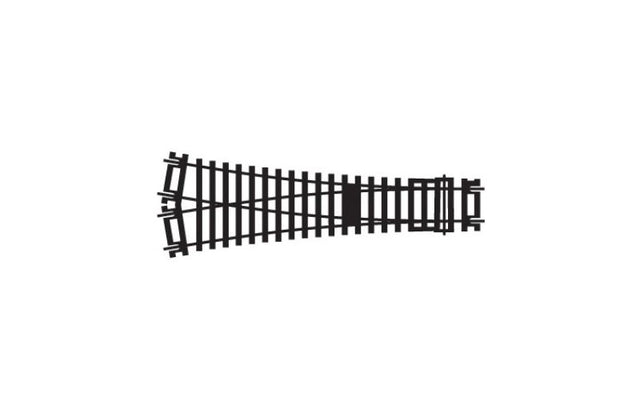 Hornby Y Point (1) for model trains, featuring 852mm arcs and 11.25° angle for flexible track layouts.