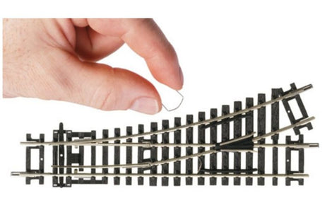 DCC Electric Point Clips for Hornby Digital model railways, ensuring smooth operation and control of track points.