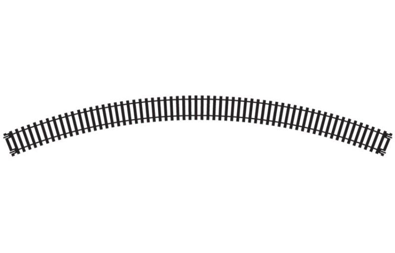 Hornby 4th Radius Double Curve track piece for smooth navigation in model train layouts, 1/76 scale, durable design.