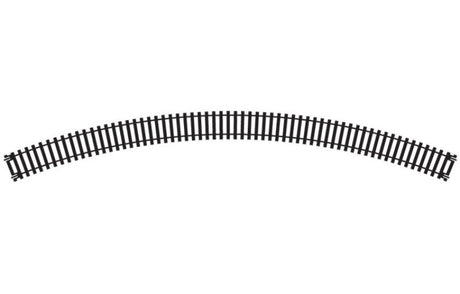 Hornby 4th Radius Double Curve track piece for smooth navigation in model train layouts, 1/76 scale, durable design.