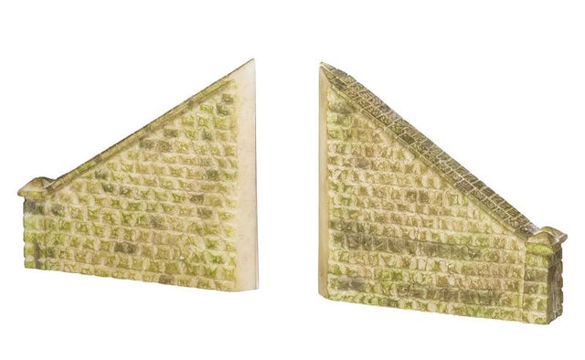 Detailed Hornby stone portal side walls for 1/76 scale model trains, enhancing realism in miniature railway layouts.