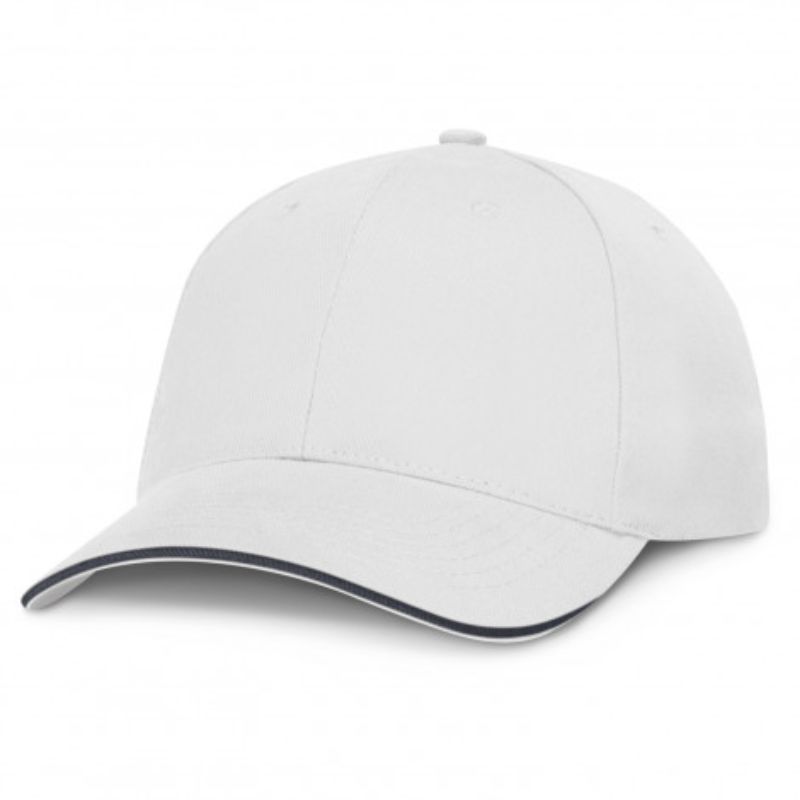 Swift Cap - White/Navy (Set of 6)
