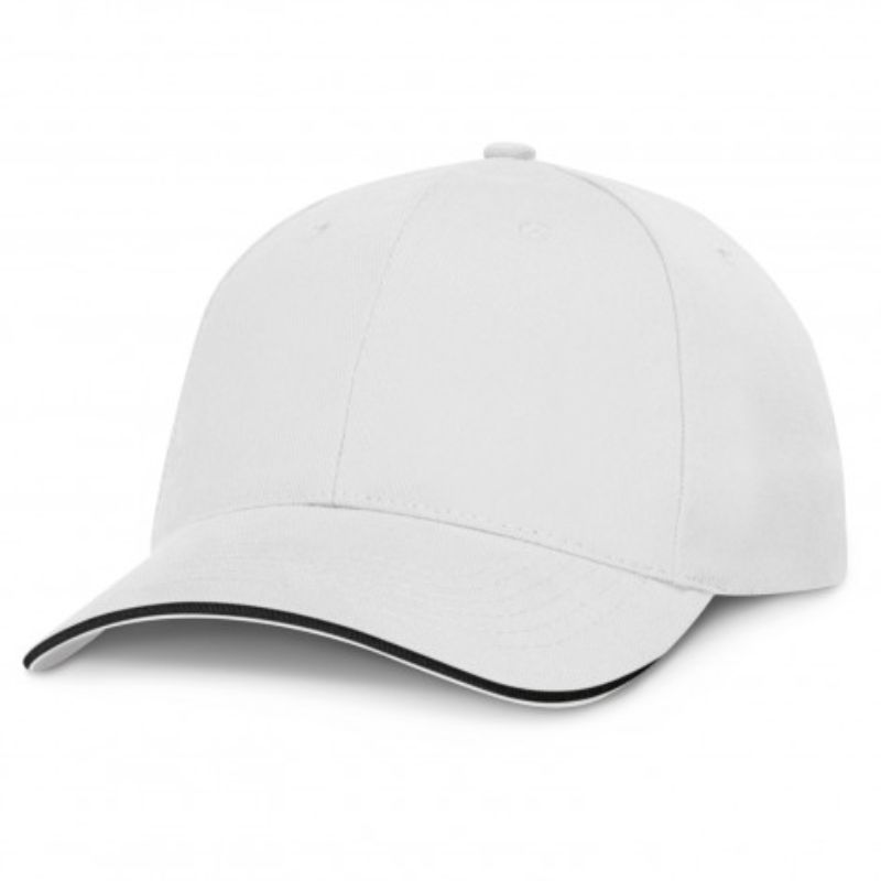 Swift Cap - White/Black (Set of 6)