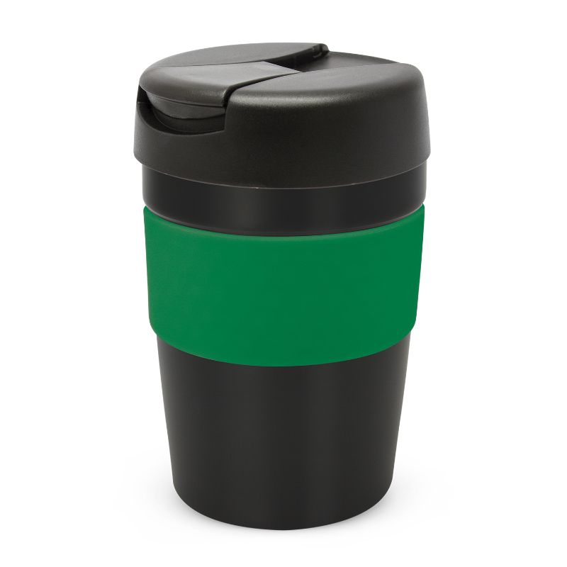 Java Vacuum Cup - 340ml (Black/Dark Green)