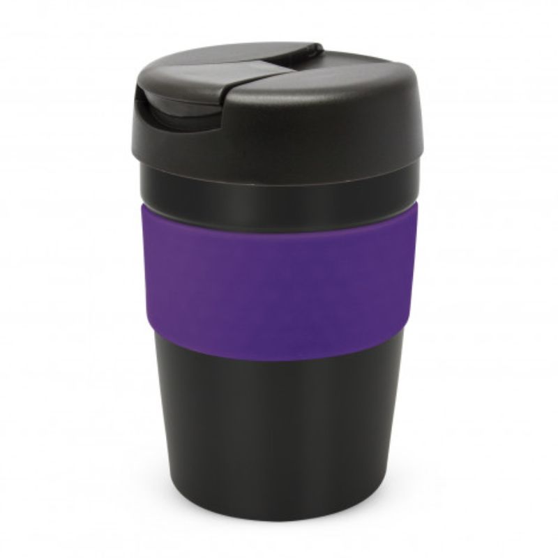 Java Vacuum Cup - 340ml (Black/Purple)