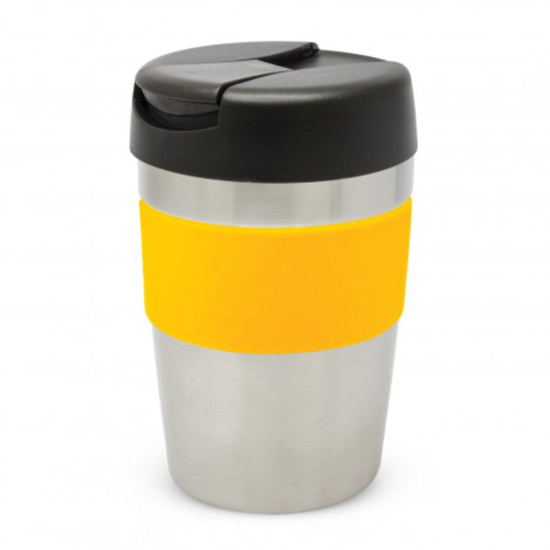 Java Vacuum Cup - 340ml (Silver/ Black/ Yellow)