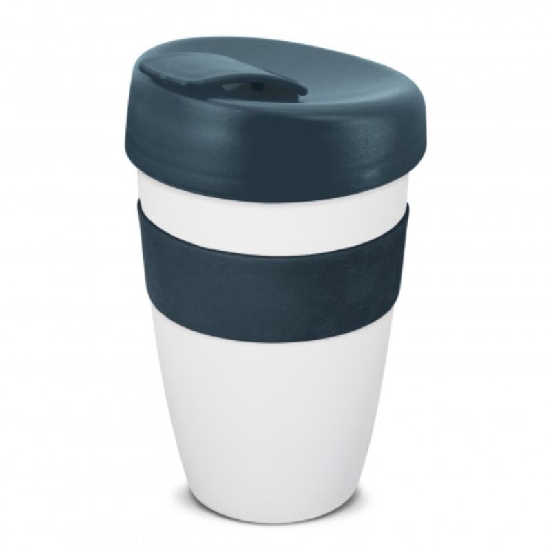 Express Cup Deluxe - 480ml White/Navy (Set of 6)