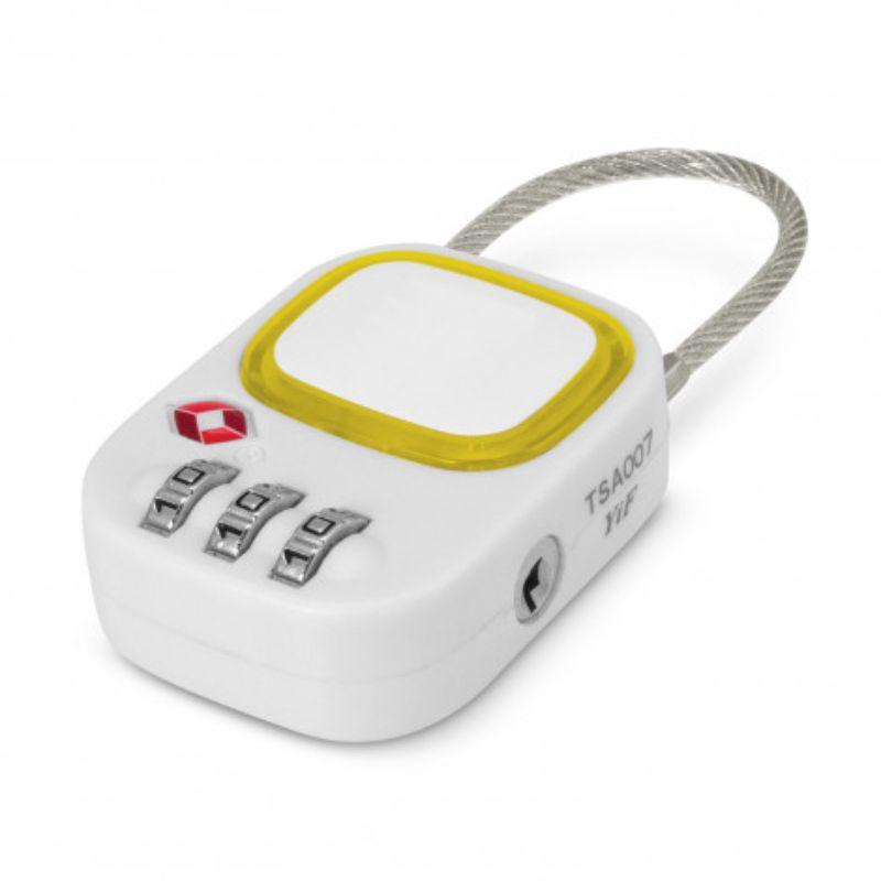 TSA Lock - Zodiac Yellow (Set of 3)