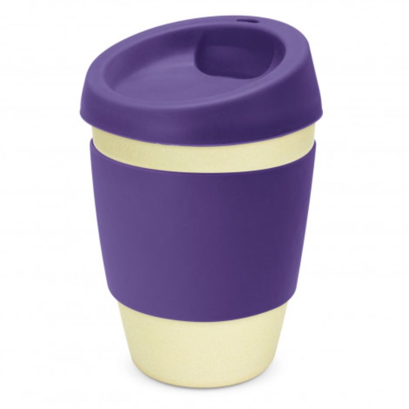 Bamboo Cup - Metro Natural/Purple (Set of 6)