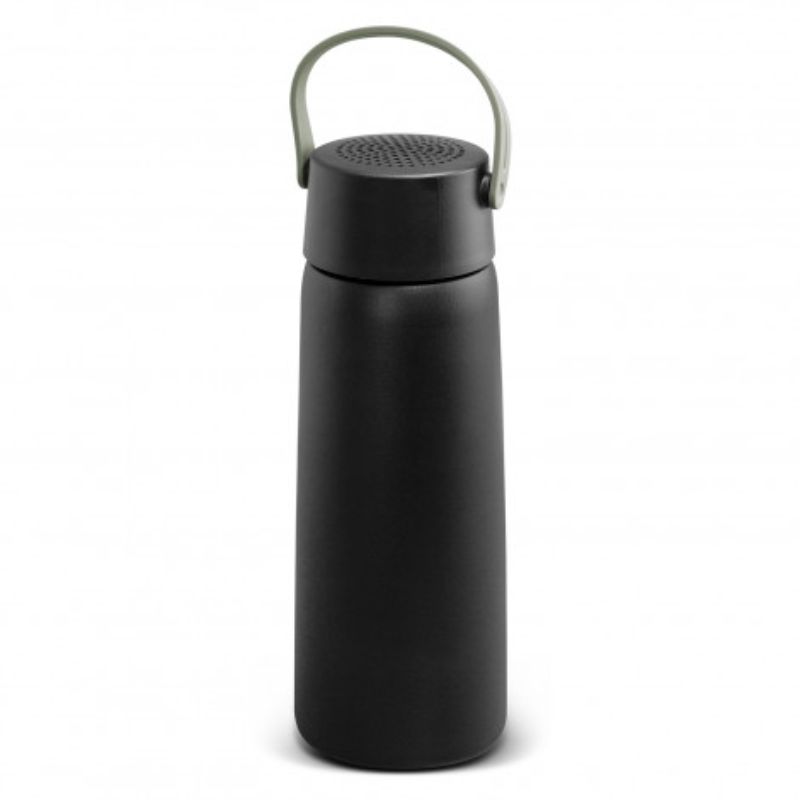 Bluetooth Speaker Vacuum Bottle - 240mm (Black)