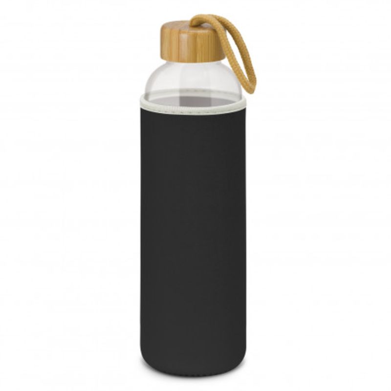 Glass Bottle - Eden Neoprene Sleeve Black (Set of 3)