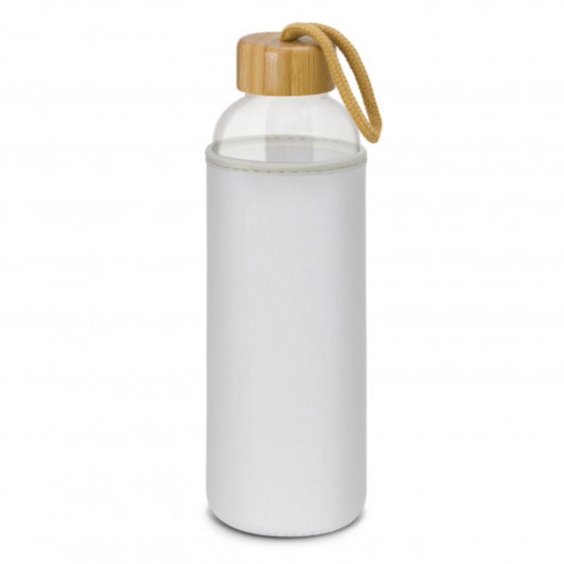 Glass Bottle - Eden Neoprene Sleeve White (Set of 3)