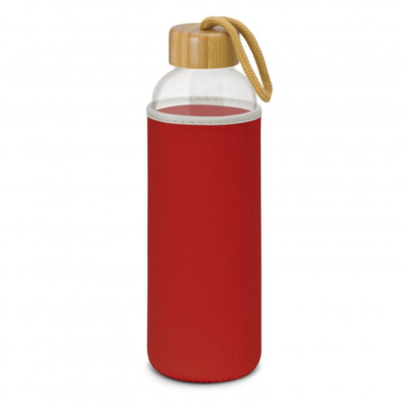Glass Bottle - Eden Neoprene Sleeve Red (Set of 3)