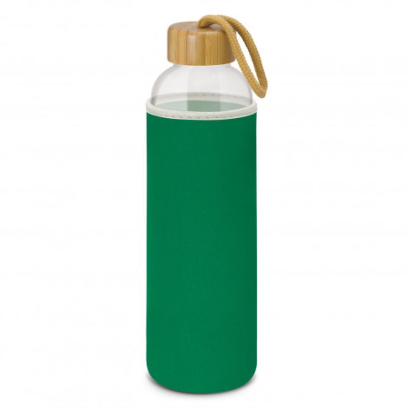 Glass Bottle - Eden Neoprene Sleeve Kelly Green (Set of 3)