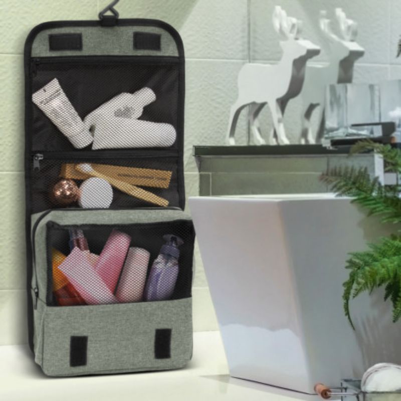 Toiletry Bag - Knox 25cm Grey (Set of 3)