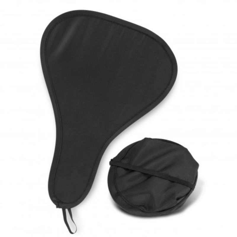 Foldable Event Fan - Black (Set of 12)