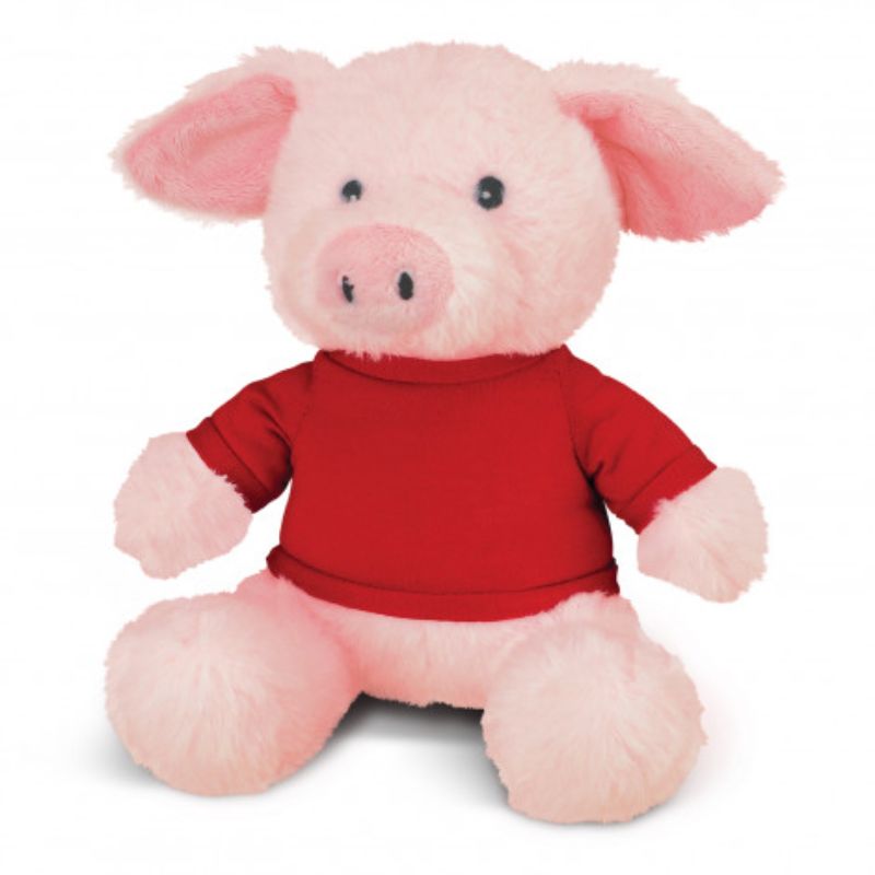 Plush Toy - Pig Red (Set of 3)