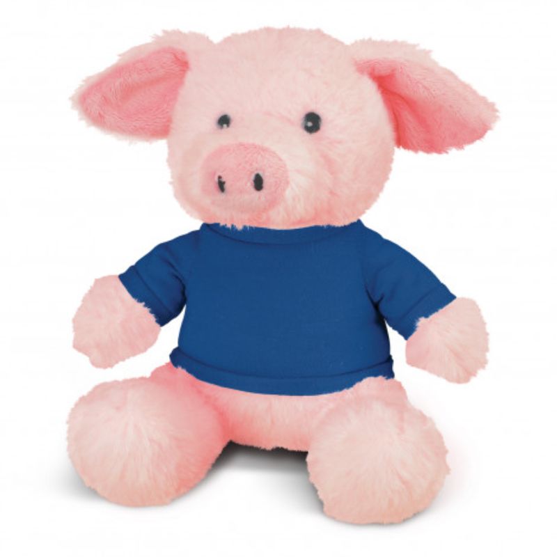 Plush Toy - Pig Dark Blue (Set of 3)