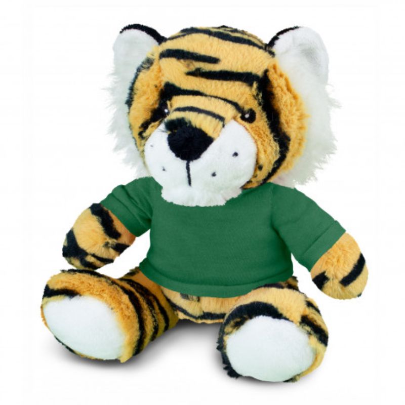 Plush Toy - Tiger Orange/Black/Dark Green (Set of 3)
