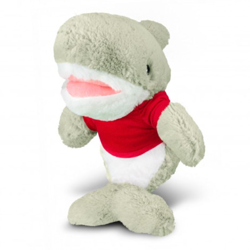 Plush Toy - Shark Grey/White/Red (Set of 3)