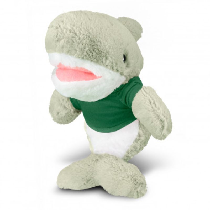 Plush Toy - Shark Grey/White/Dark Green (Set of 3)