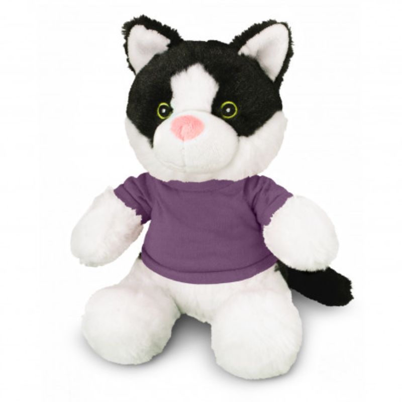 Plush Toy - Cat Black/Purple (Set of 3)