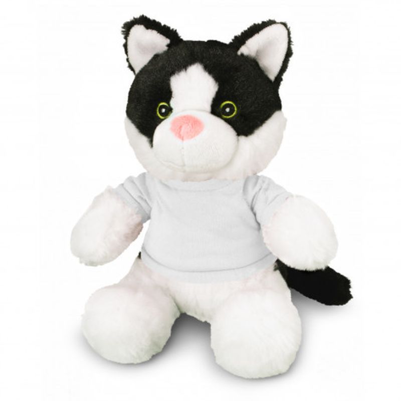 Plush Toy - Cat Black/White (Set of 3)