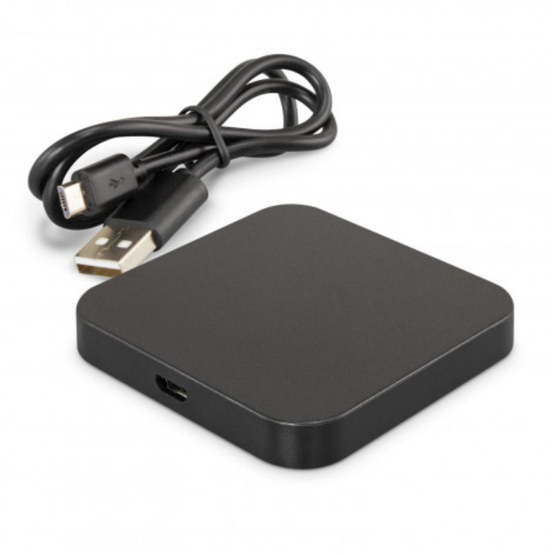 Wireless Charger - Vector Square Black (Set of 6)