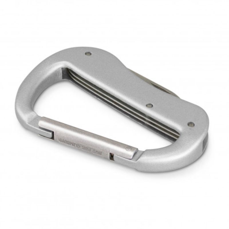 Carabiner Multi Tool - Silver (Set of 12)