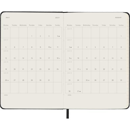 Moleskine Diary 12 Month Daily HC Pocket Black 2027
