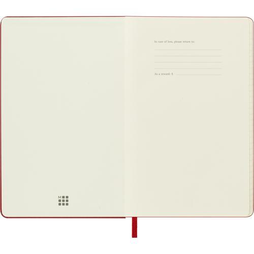 Moleskine Diary 12 Month Daily HC Pocket Scarlet Red 2027