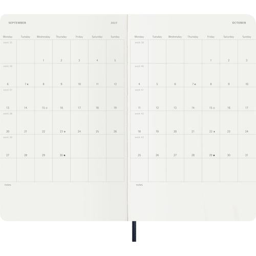 Moleskine Diary 12 Month Daily SC Large Sapphire Blue 2027