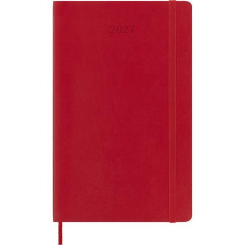 Moleskine Diary 12 Month Daily SC Large Scarlet Red 2027