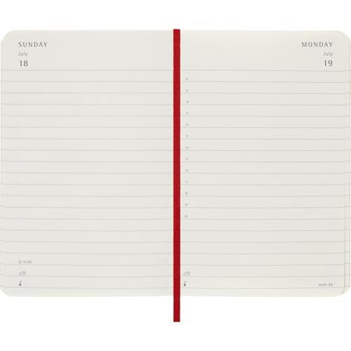 Moleskine Diary 12 Month Daily SC Pocket Scarlet Red 2027
