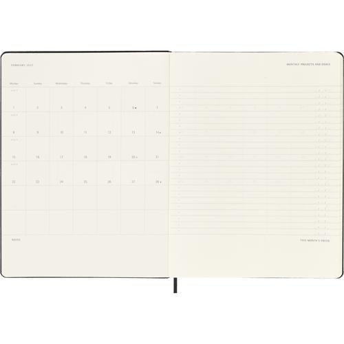Moleskine Diary 12 Month Professional Weekly Vertical HC XL Black 2027
