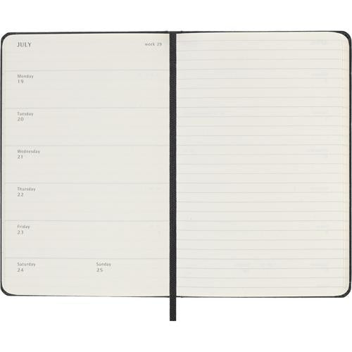 Moleskine Diary 12 Month Weekly + Notes HC Pocket Black 2027