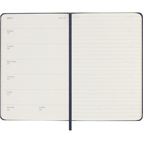 Moleskine Diary 12 Month Weekly + Notes HC Pocket Sapphire Blue 2027
