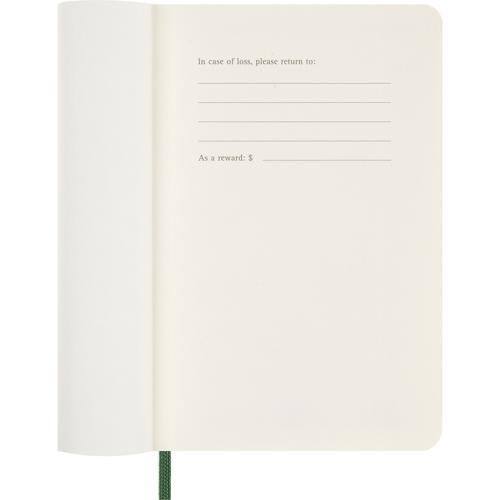Moleskine Diary 12 Month Weekly + Notes SC Pocket Myrtle Green 2027