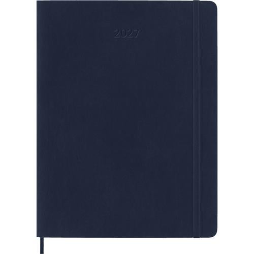 Moleskine Diary 12 Month Weekly + Notes SC XL Sapphire Blue 2027