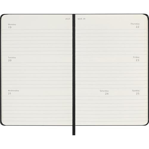 Moleskine Diary 12 Month Weekly Horizontal HC Pocket Black 2027