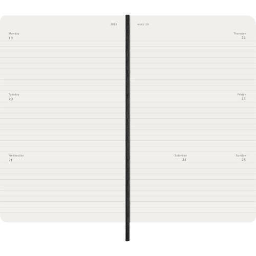 Moleskine Diary 12 Month Weekly Horizontal SC Large Black 2027